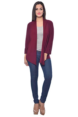 Image of Frenchtrendz Womens's Viscose Crepe Shrug(Size: XS-4XL)