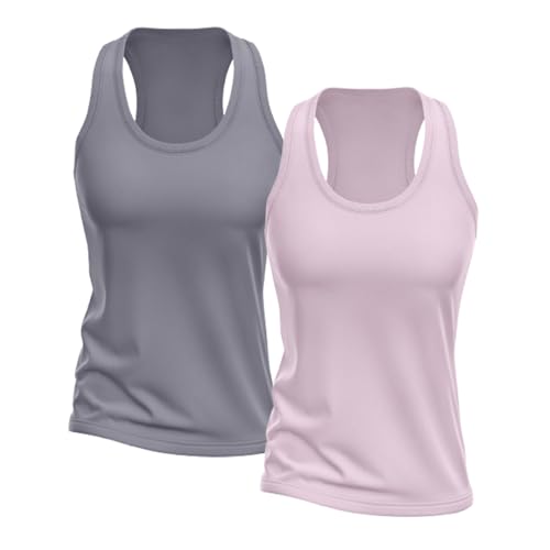 MODA FITNESS DELLASFIT, Kit 2 Regatas Nadador Feminina Dry Camisa...