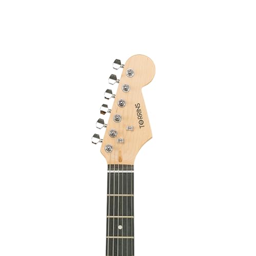 Image of STA 39-Inch 6-String Electric Guitar for Beginners & Intermediate (Sunburst) | SSS Single Coil Pickups | Basswood Body, Rosewood Neck & Fretboard | Standard Tremolo Bridge with Whammy Bar
