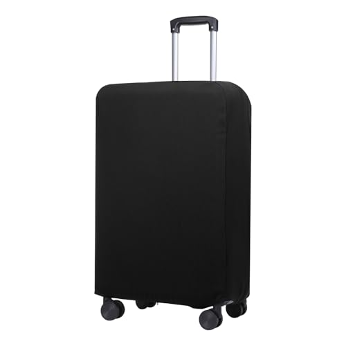 PATIKIL Luggage Cover, Suitcases Covers Elastic Carry on Cover Protector Washable Scratch-Resistant Fits 19-21 Inch Luggage for Travel Business Trips, Black