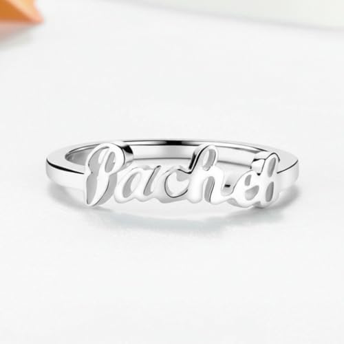 Sterling Silver Personalized Name Rings - Customize Name Promise Ring Mother Jewelry Gift for Women2