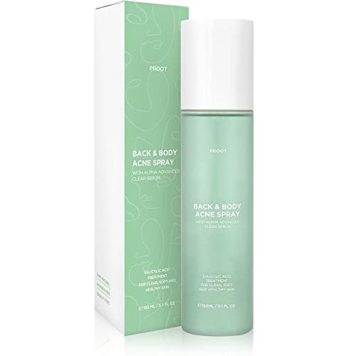 Back Acne Treatment Spray | Bacne Cure Treatment Spray | Clears Back Acne, Body Acne, Chest Acne, Butt Acne, Ingrown Hairs & Razor Bumps | Formulated with Natural Ingredients, Cruelty-free | 5.1 oz