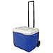 Coleman Chiller Series 60qt Wheeled Insulated Portable Cooler, Ice Retention Hard Cooler with Heavy Duty Wheels and Handle