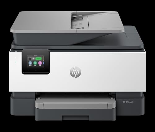 HP OfficeJet Pro 9120e, 403X8B, Imprimante Multifonction à Jet d'Encre A4 Couleur, Recto Verso Automatique, 22 ppm, Wi-Fi,6 mois de forfait Instant Ink gratuit, Grise