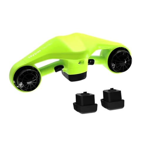 AYJYZHIAG Patinete Marino con batería de 25 V y 10 Ah, Potente Motor, Velocidad máxima 1,5 m/s, propulsor Submarino, hélice Buceo, Equipo natación Impermeable(Green 5Ahx2)