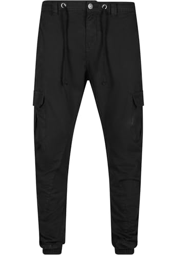 Urban Classics Herren Hose Cargo Jogging Pants, Black, M