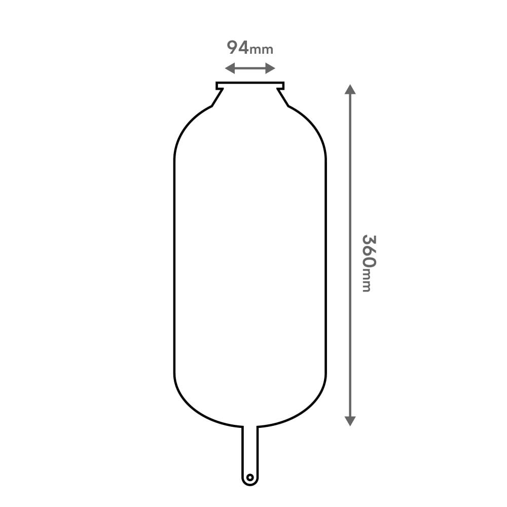 Vessie de surpression EPDM noir 50 litres - Vessie de rechange Réservoir pression à vessie surpression domestique