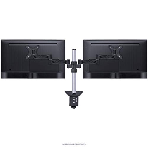 Suporte Para 2 Monitores 13 a 32 Polegadas V06S2M13-32C Preto - Vinik