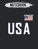 Password Tracker: USA Flag Gymnastics Team Cool Gym Equipment Men Women 140 Pages 8.5in x 11 in