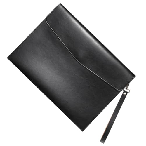 VILLCASE 大容量製書類ケース 防水ファイルフォルダー 軽量持ち運び便利 オフィス用ドキュメントオーガナイザー ビジネス資料収納バッグ