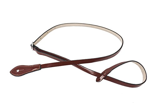 Walker & Williams M-41 Chestnut Brown Leather Mandolin Strap For A Or F Types #TOP6