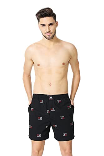 van heusen Men's Solid Boxers (IHBX1VSXD70013_Black_Medium)-picture-15