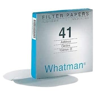 Whatman 41 Ashless Quantitative Filter Paper, 20-25um, 11cm 100/Box