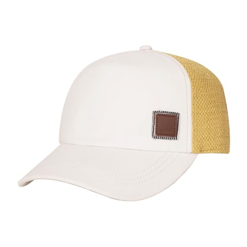 Roxy Womens Incognito Trucker Hat Adjustable Summer Cap Lightweight and Breathable Mesh Back Design Marshmallow