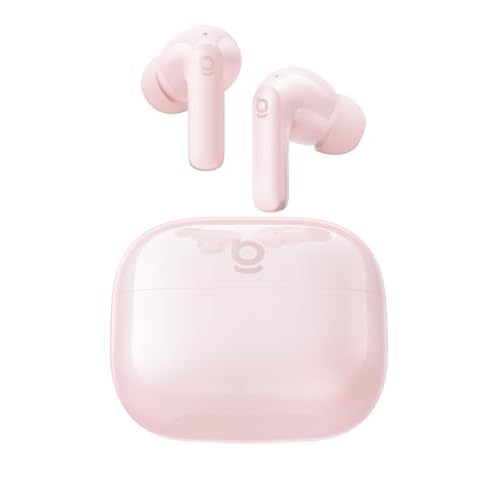 Baseus Bass BP1 NC Hybrid Active Noise Cancelling Wireless Earbuds, 12mm Super-Bass Driver, 41H Playtime, Bluetooth 6.0, IP55 Waterproof, 4-Mic AI ENC, 24 Customizable EQ