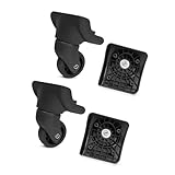 4 piezas de repuesto para maletas giratorias de viaje, maletas, maletas, ruedas giratorias de repuesto