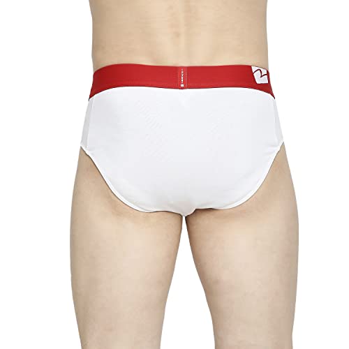 Image of Underjeans Men's Cotton Blend Regular Fit Printed Brief