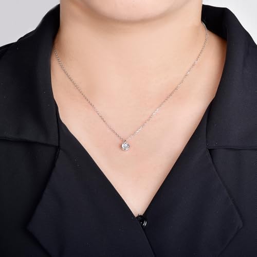 Collier pour petite amie Candyfancy en argent antiallergique avec pierre de naissance - 5