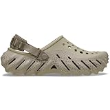 Crocs Echo Crackle Slate Grey Clogs für Herren, Braun, 10 Women/8 Men