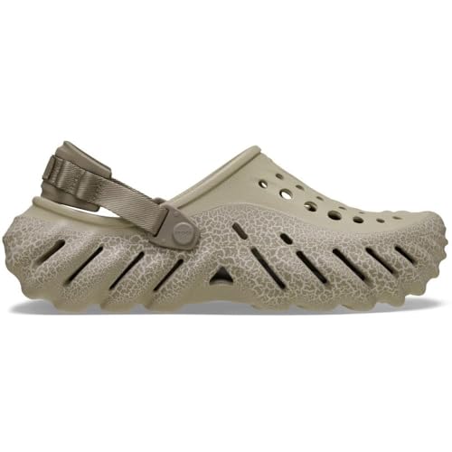 Crocs (�N���b�N�X) �����Y Echo Crackle�X���[�g�O���[ �N���b�O, �O���[��, 8 Women/6 Men