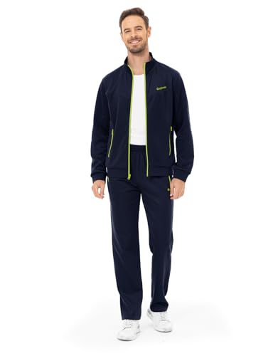 image for Rdruko Men's Tracksuits Sweatsuits 2 Piece Set Jogging Running Workout