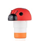 XY-WQ Ladybug Chlorine Floater for 1' Tab ONLY, Mini Floating Pool Chlorine Dispenser