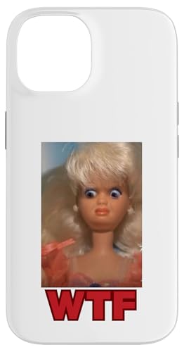Divertido Desagradable WTF Muñeca Cara Meme Carcasa para iPhone 14