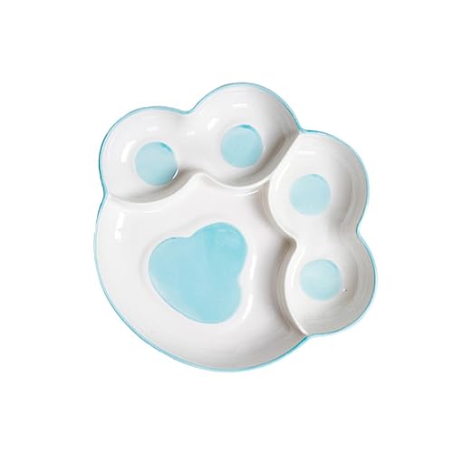 Cabilock Adults Food-controlled Plate Cartoon Boys and Girls Sectioned Plate Bariatric Food Holder Dishwasher Safe