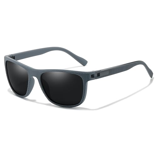 Sodqw Gafas De Sol Polarizadas: Gafas De Sol Elegantes, Ligeras Y Resistentes Con Protección Uv Para Actividades Al Aire Libre, Gris Mate Gris Sodqw Gafas De Sol Polarizadas: Gafas De Sol Elegantes, Ligeras Y Resistentes Con Protección Uv Para Actividades Al Aire Libre, Gris Mate Gris