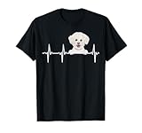 Battement de cœur amusant pour les amateurs de bichons frisés T-Shirt