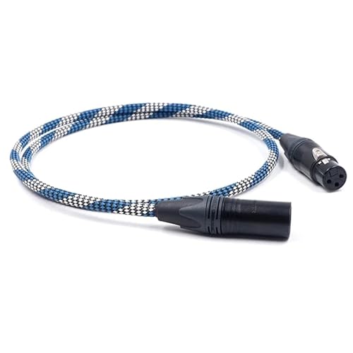 Cable de audio VCIMZUL 0.5m con conector XLRR miniatura 3
