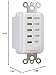 Intermatic EI230W Electronic 2, 4, 8, 12 Hour Auto-Off Timer - Easy Operation, Silent Functionality, Easy Installation, White Finish - Versatile Home Timer Switch for Lights, Fans, Appliances