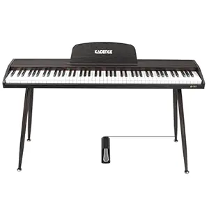 Kadence S193 88-Key Progressive touching-sensitivity Digital Piano with MIDI and Bluetooth - For Kids (Dark Brown)