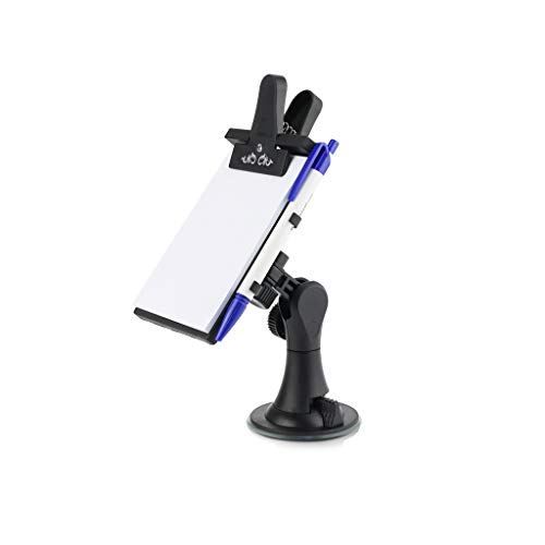 Beikal Tableau de Note Voiture, Flexible, Auto Memo Pad Coussinets, Clip avec Stylo, Support pour Rouleau de Papier Multifonction Universel Ventouse