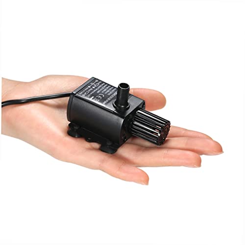 Image of Decdeal Submersible Water Pump Aquarium Fountain DC 5V 4.8W 300L /H Lift (Pack of 2)