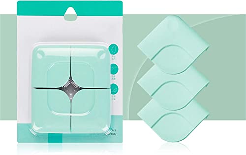 Edge Corner Guards Foam Roll Anti Collision Furniture Edge Protection, Children Injuries Table Corner Collision Reusable Corner Guard Protection For Furniture, Pack Of 4 Collisi (Color : Green, Size #TOP6