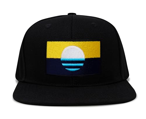 Image of International Tie City Hat for Men and Women, Adjustable Snapback Trucker Baseball Cap with Embroidered Patch