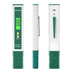 Homcoice Digitales pH-Messgerät mit Temperatur