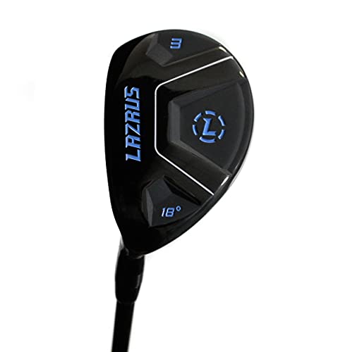 Lazrus Golf Premium Hybrid Golf Clubs For Men - 2,3,4,5,6,7,8,9,Pw Right Hand &Amp; Left Hand Single Club, Graphite Shafts, Regular Flex (Men, Lhb #3)