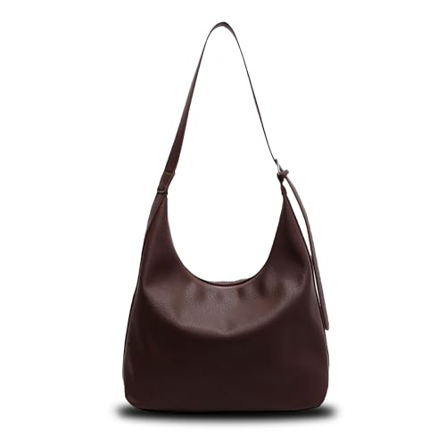 Hobo Bags for Women Soft PU Leather Shoulder Handbag Adjustable Strap Large Shoulder Purses and Handbags
