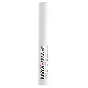 Wet-n-Wild-BrowSessive-Brow-Shaping-Gel-with-Brush-Clear-01-Fl-Oz wet n wild Brow-Sessive Eyebrow Shaping Makeup Gel Clear