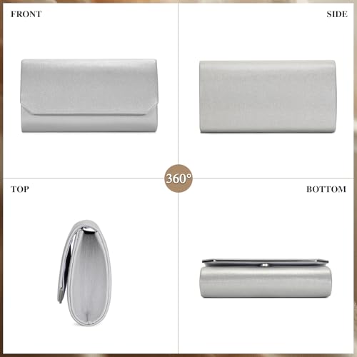 Image of UBAYMAX Clutch Purses for Women Formal Dressy Evening Handbags for Wedding Party Cocktail Prom Engagement, Sparkly Fancy Bag