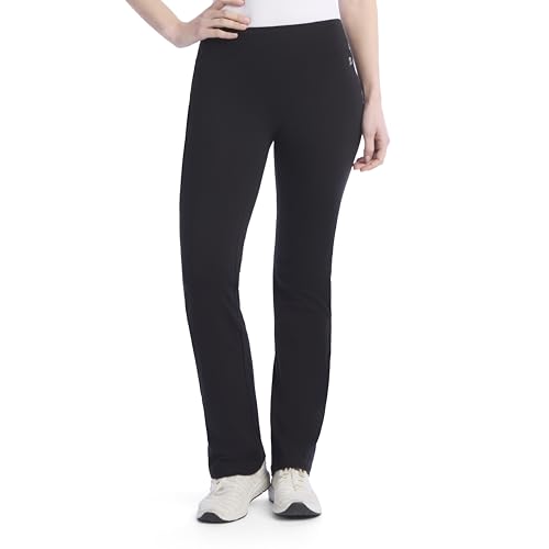 Energy Zone Women's Bootleg Yoga Pants Deep Black