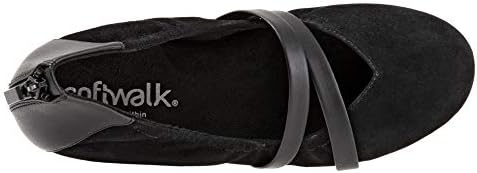 Softwalk Women's Sierra Ballet Flat, Black Suede, 10.0 M US | Image 1