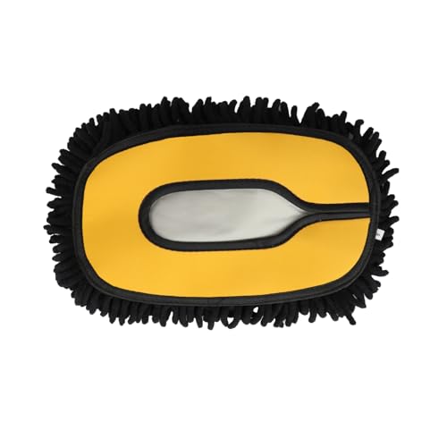 DEPOTA Car Wash Brush Replacement Head Cover, Soft Microfiber Car Wash Mop Head Suitable for 15° Curved Pole CarCleaning Mop (Only Head Cover)