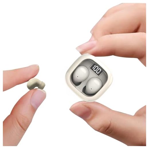 Smallest Invisible Mini Earbuds Wireless Bluetooth, Low Profile Micro Tiny Discreet Hidden Earbuds for Work, Small Headphones, Invisible Sleep Wireless Earphone IPX5 Waterproof for Small Ear Canals