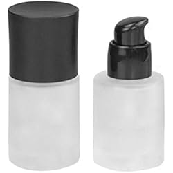 Dispensador De Liquidos De Vidrio 2unids 30ml vacío bomba de vidrio esmerilado botella de base líquida dispensador de envases de maquillaje cosméticos frascos de almacenamiento tarro para loción de viaje botella de muestra de emulsión