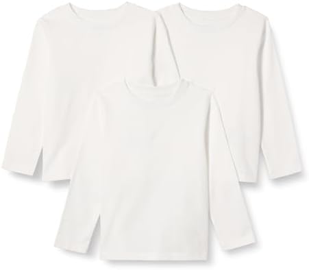 Amazon Essentials Unisex Baby Langärmlige T-Shirts Aus 100% Baumwolle Mit Lockerer Passform