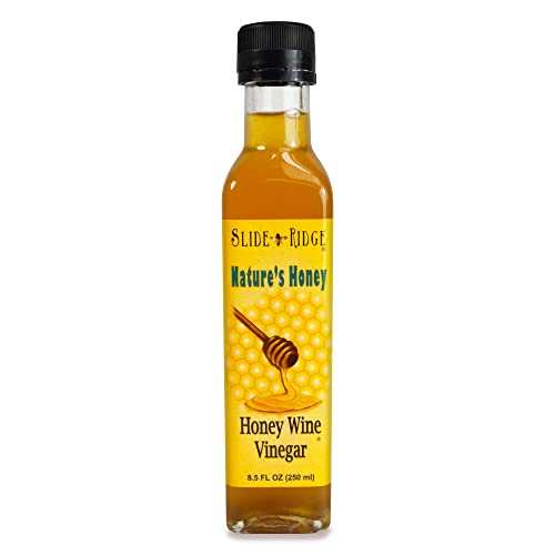 Slide Ridge Nature's Honey Wine Vinegar 8.5 fl oz - Create enticing marinades, glazes, and dressings! 1 Pack