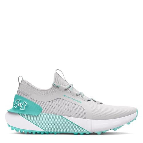 Under Armour UA Phantom Womens Golf Shoes Grey/Teal B Medium 6
